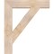 Ekena Millwork Traditional Block Smooth Bracket, Douglas Fir, 5 1/2"W x 32"D x 38"H BKT06X32X38TRA05SDF - alternate 4